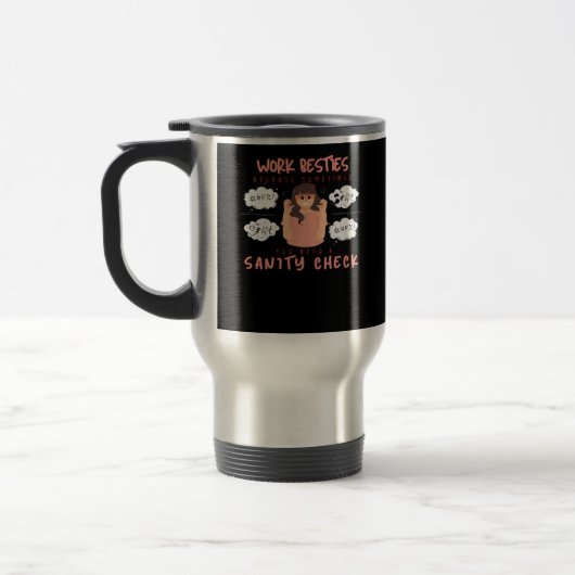 Work Besties Sanity Karo Classic Reisebecher (Links)