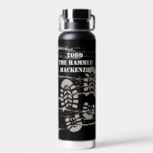 Work Boots Individuelle Name Nickname Boss Trinkflasche (Rückseite)