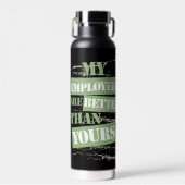 Work Boots Individuelle Name Nickname Boss Trinkflasche (Vorne)