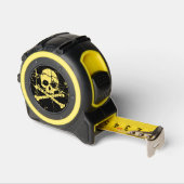 Work Cracked Skull and Crossbones Maßband (Winkel)