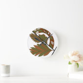 Work Desk Styling, Office Setup, Study Space, Mini Runde Wanduhr (Zuhause)