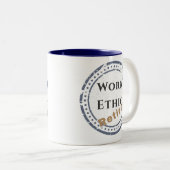 Work Ethic: Retired Zweifarbige Tasse (VorderseiteRechts)