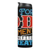 Work For God Great Benefits Thermosbecher (Nach rechts gedreht)