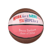 Work For It Mini Basketball (Vorderseite)