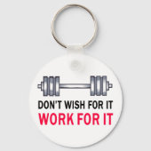 Work For It Schlüsselanhänger (Vorderseite)