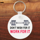Work For It Schlüsselanhänger (Vorderseite)