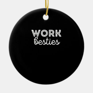 Work Friends Niedlich Work Besties Mitarbeiter Cow Keramik Ornament