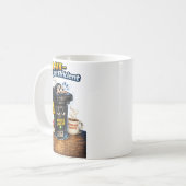 Work From Home Humor Kaffeetasse (Vorderseite Links)