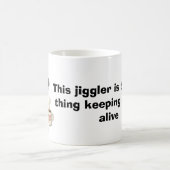 Work From Home - Mouse Jiggler Kaffeetasse (Mittel)