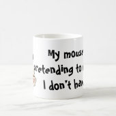 Work From Home - Mouse Jiggler Kaffeetasse (Mittel)