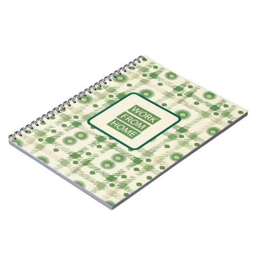 Work From home Notebook Notizblock (Linke Seite)