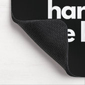 Work Hard Be Kind Insrational Motivational Workout Mousepad (Ecke)