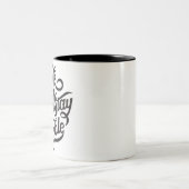 Work Hard Bleibe Humble Motivierend Script Tasse (Mittel)