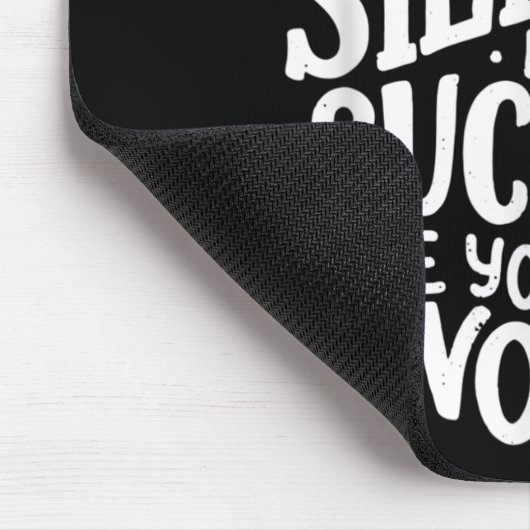 Work Hard In Silence Let Your Success Motivation Q Mousepad (Ecke)