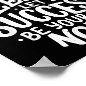 Work Hard In Silence Let Your Success Motivation Q Poster (Ecke)