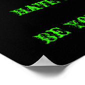 Work Hard Poster (Ecke)