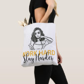 "Work Hard, Slay Harder" Motivierend Tasche (Von Nahem)