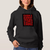 Work Hard Stay Humble Hoodie (Vorderseite)
