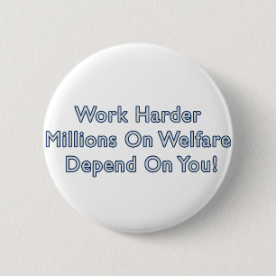 Work Harer Anti Obama Button