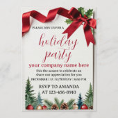 Work Holiday Party Einladung (Vorderseite)