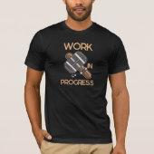 Work in Progress Hammer T-Shirt - Bearbeitbarer Te (Vorderseite)