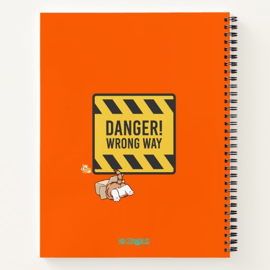 Work In Progress-komisches Journal-Notebook Notizblock (Rückseite)