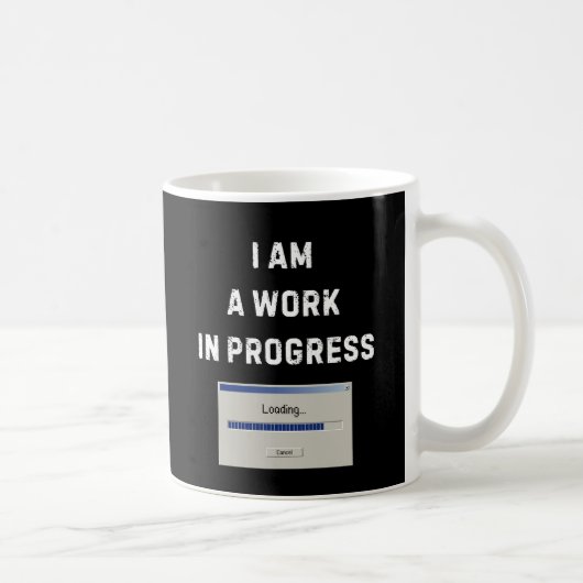 Work In Progress Tasse (Rechts)