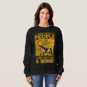 Work is for people who can't pick a winner sweatshirt (Vorne ganz)