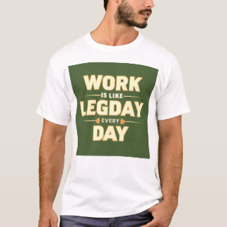 Work is like leg day every day T-Shirt