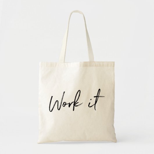 Work it Gym Tasche (Vorne)