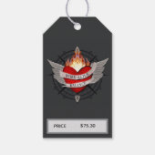 Work Love Balance Compass Price Geschenkanhänger (Vorderseite)