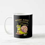 Work Mode Loading Slowly Humorous Cartoon Gift Kaffeetasse (Links)