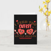 Work Of Heart School Lunch Lady Cafeteria Worker V Karte (Gelbe Blume)