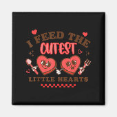 Work Of Heart School Lunch Lady Cafeteria Worker V Magnet (Vorne)