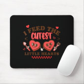 Work Of Heart School Lunch Lady Cafeteria Worker V Mousepad (Mit Mouse)