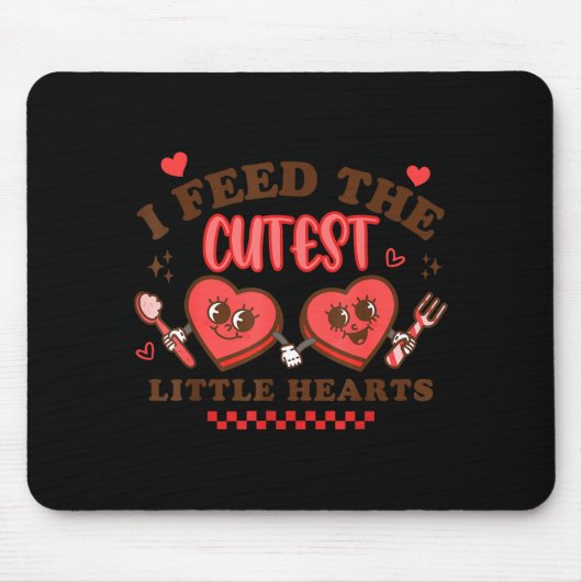 Work Of Heart School Lunch Lady Cafeteria Worker V Mousepad (Vorne)