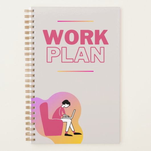 Work plan (Rosa) Planer (Vorderseite)