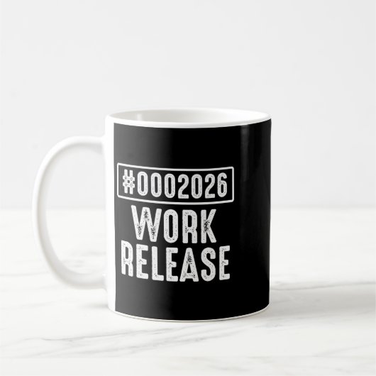 Work Release 2026 Funny Coding Engineer Retirement Kaffeetasse (Links)