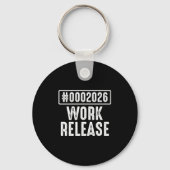 Work Release 2026 Funny Coding Engineer Retirement Schlüsselanhänger (Vorderseite)