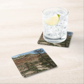 Work Rock Walls im Zion Nationalpark Rechteckiger Pappuntersetzer (Vor Ort)