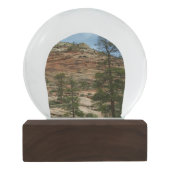 Work Rock Walls im Zion Nationalpark Schneekugel (Rückseite)