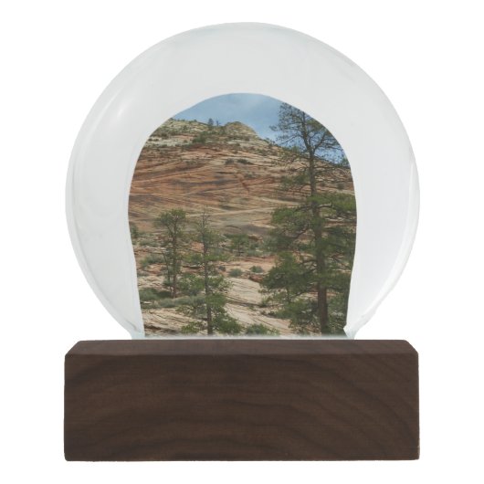 Work Rock Walls im Zion Nationalpark Schneekugel (Vorderseite)