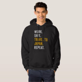 Work Save Travel To Japan Repeat Japanese Trip Tou Hoodie (Vorne ganz)
