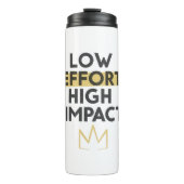 Work Smart Not Hard Modern Typography Thermosbecher (Vorderseite)