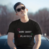 Work Smart Play große Retro-Gaming-Angebot T-Shirt