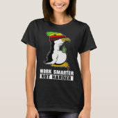 Work Smarter Not Harder Linux Penguin for Programm T-Shirt (Vorderseite)