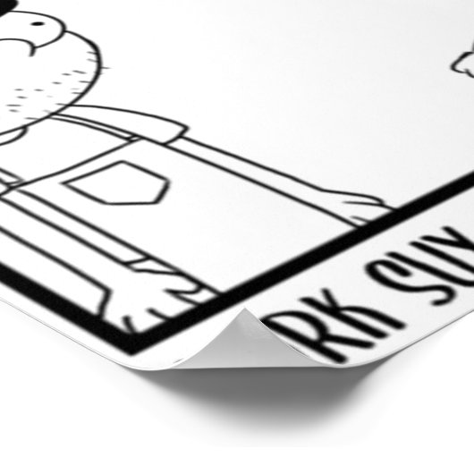 Work Sux 40 Poster (Ecke)