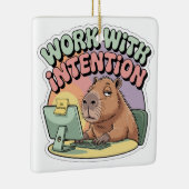 Work With Intention Keramikornament (Rechts)