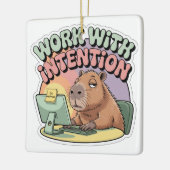 Work With Intention Keramikornament (Links)