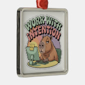 Work With Intention Ornament Aus Metall (Rechts)